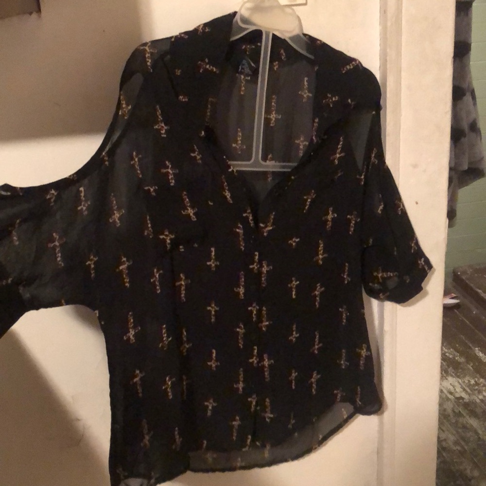 Sheer blouse